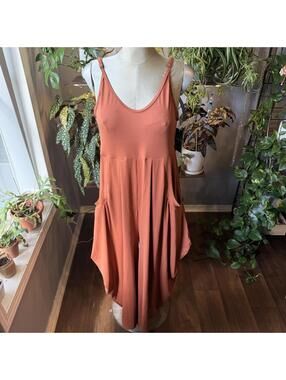 Halara Rust Orange Loose Fit Jumper with Pockets